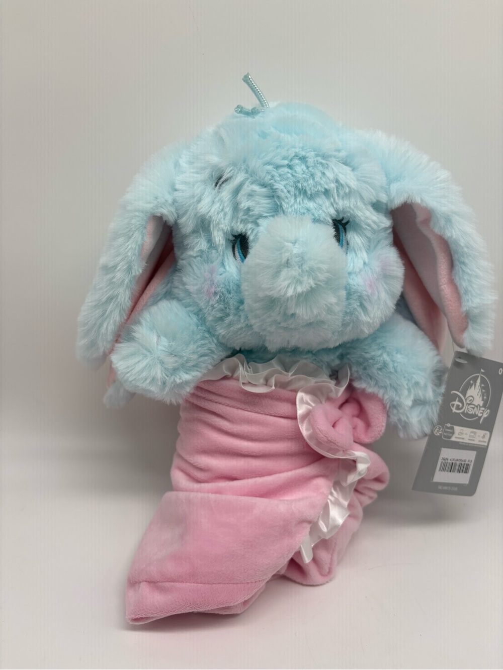 Disney Babies Dumbo Plush with Swaddle Blanket Disney Store Japan – 9 1/2''